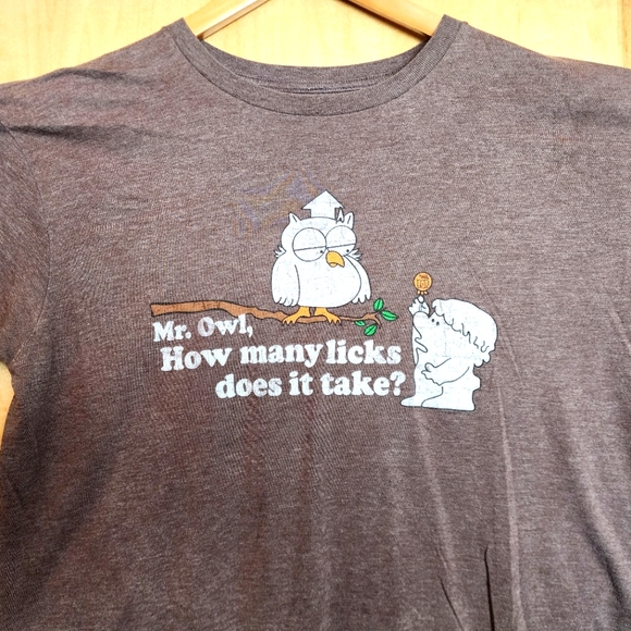 Other - Mr Owl - How many Licks ? Distressed, Vintage style T-Shirt